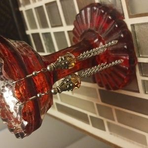 Vintage Artisan chandelier Earrings